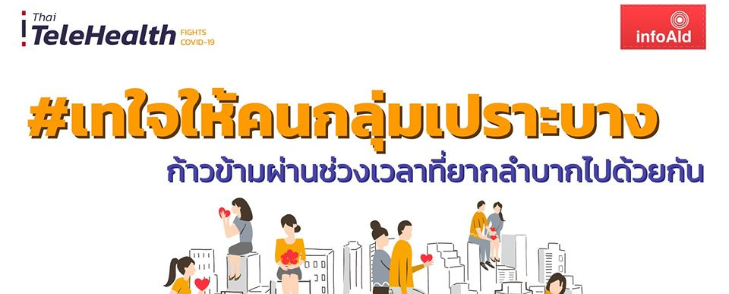 เชิญร่วมสมทบทุนเพื่อช่วยเหลือคนกลุ่มเปราะบางทั่วไทย ในสภาวะการระบาดของโควิด-19 